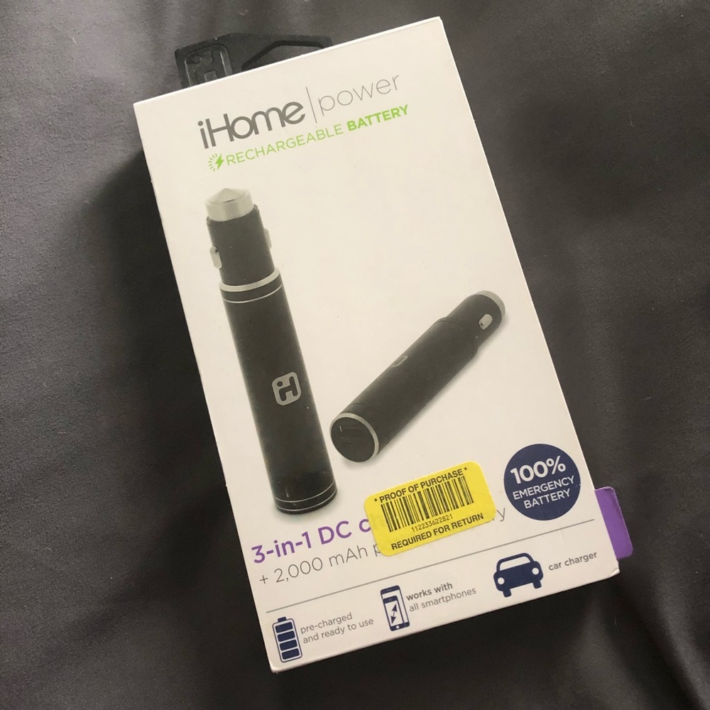 iHome Power Portable Phone and DC Car Charger